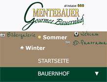 Tablet Screenshot of mentebauer.at